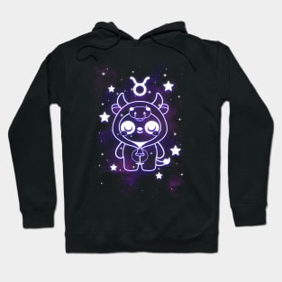 Taurus kawaii zodiac sign Hoodie